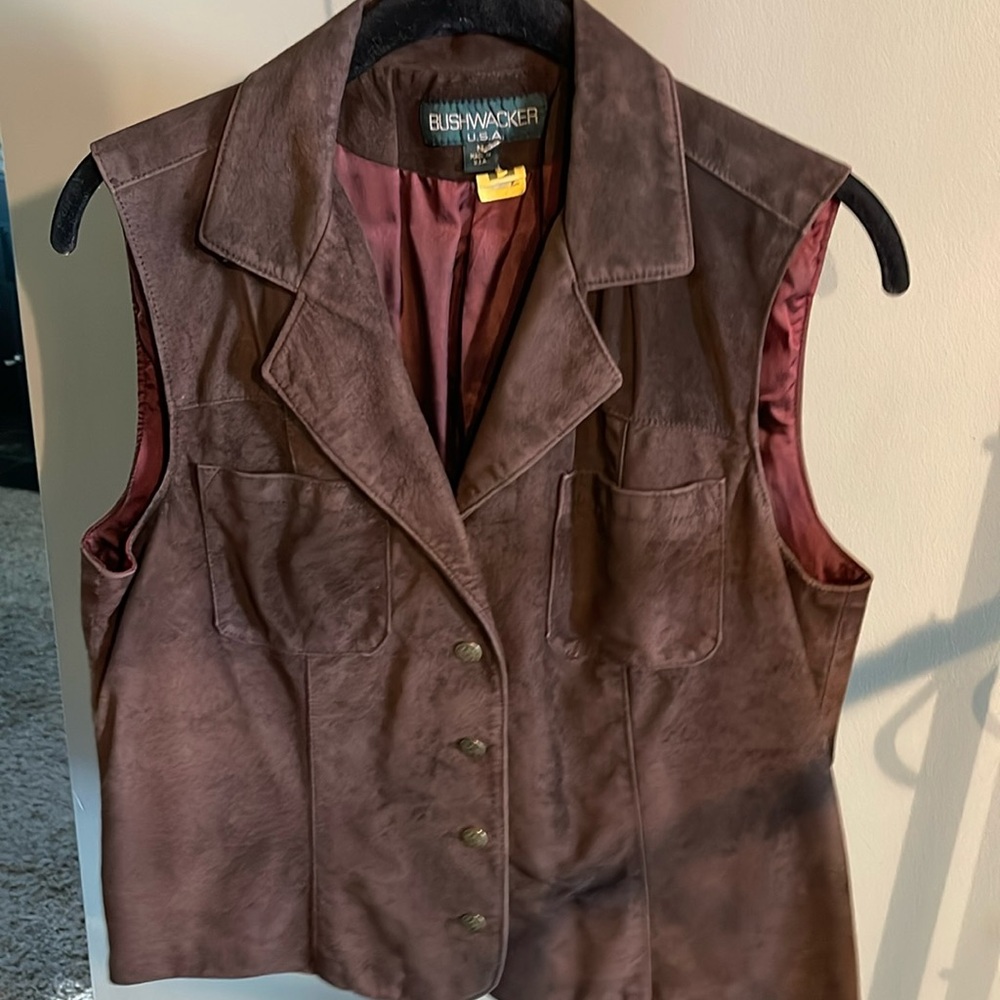 Suede Vest M
